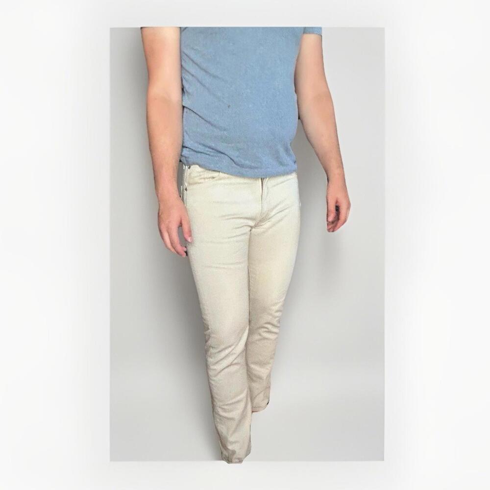 orSlow Lot 107W Slim Fit White Jeans Japan Men size M Denim
